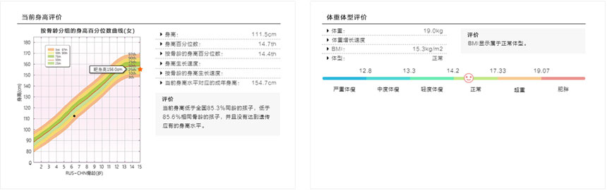 身高、体重、体重指数（BMI）